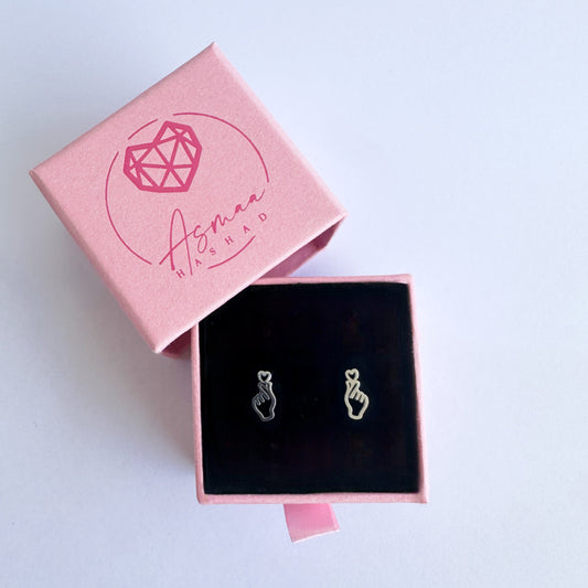 PIERCING CUORE SCHIOCCO DI DITA SILVER