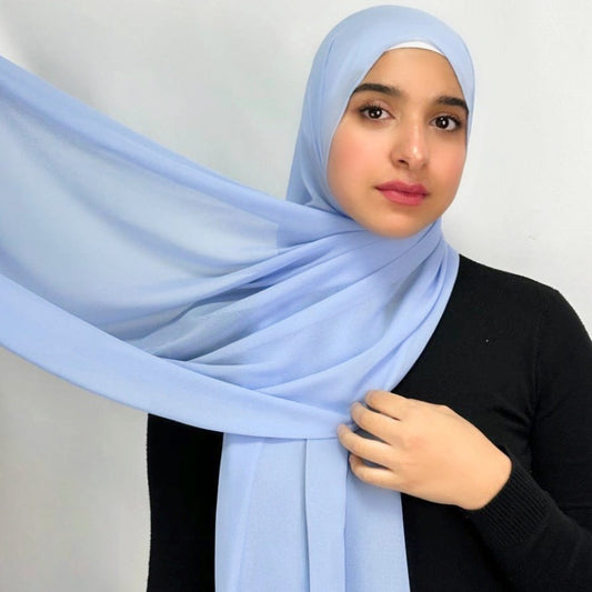 CHIFFON LIGHT SKY BLU