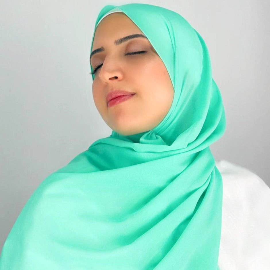 CHIFFON VERDE ACQUA