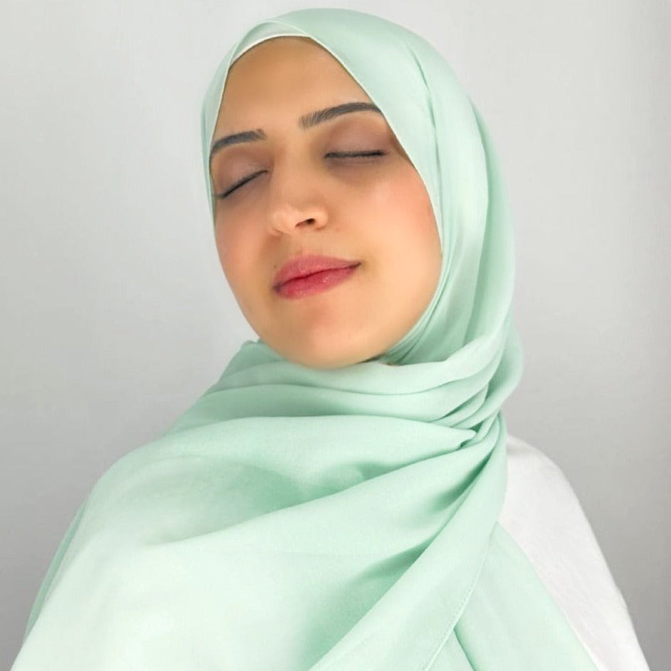 CHIFFON VERDE PASTELLO
