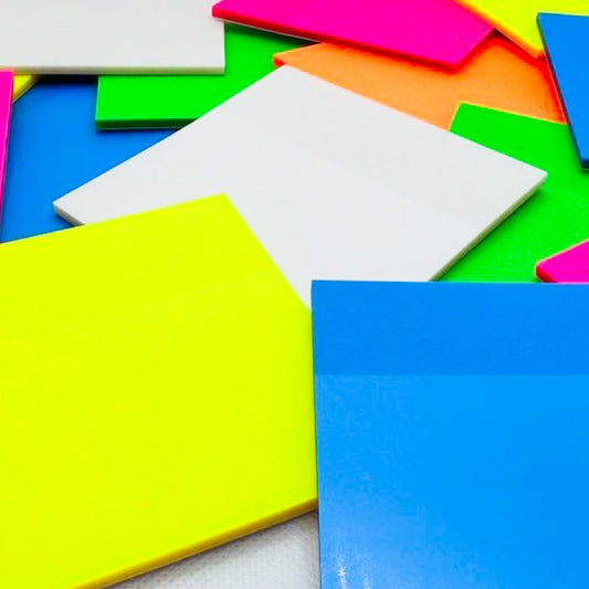 POST-IT TRASPARENTI TUTTI I COLORI (6 BLOCCHI)