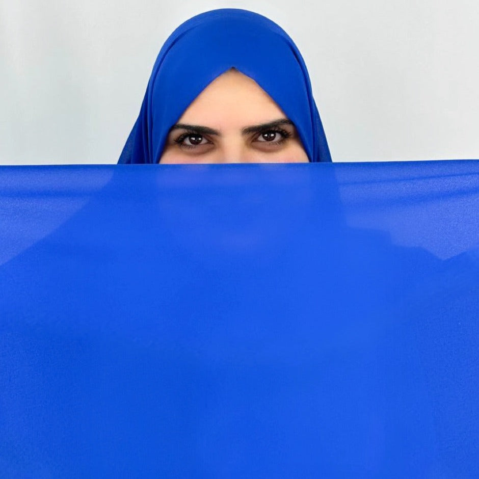 CHIFFON MEDIUM BLU