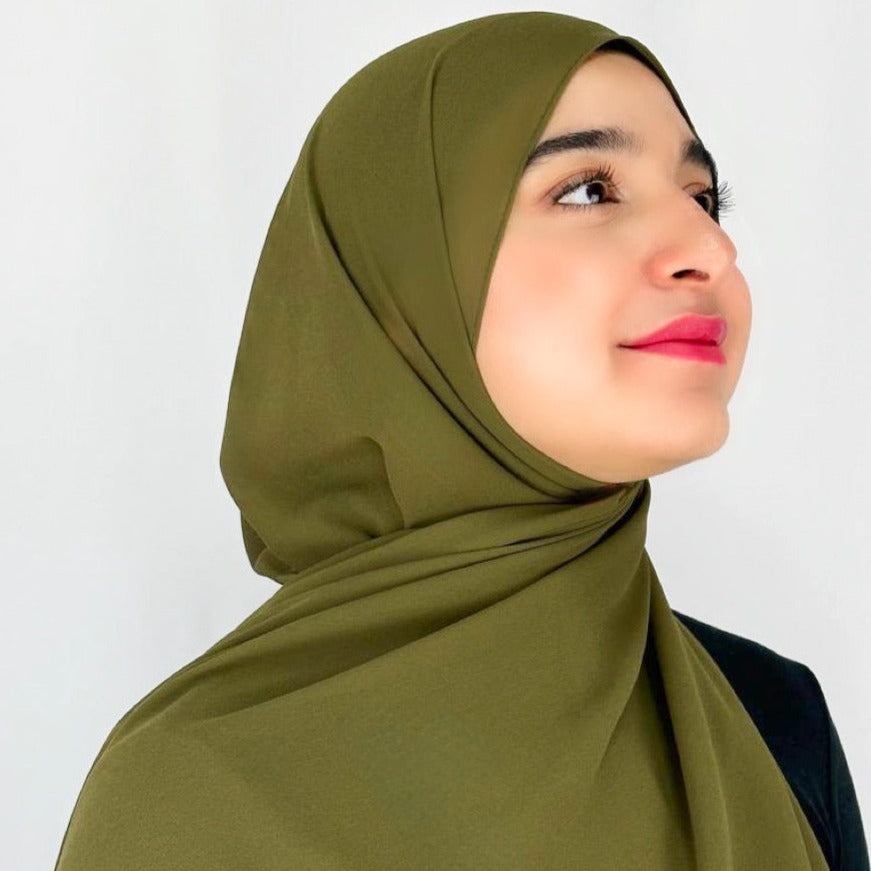 CHIFFON VERDE OLIVA