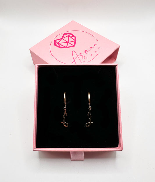 HOOP “AMORE” ROSE GOLD