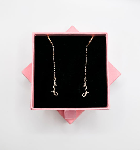 HOOP SCATENATO “AMORE” ROSE GOLD