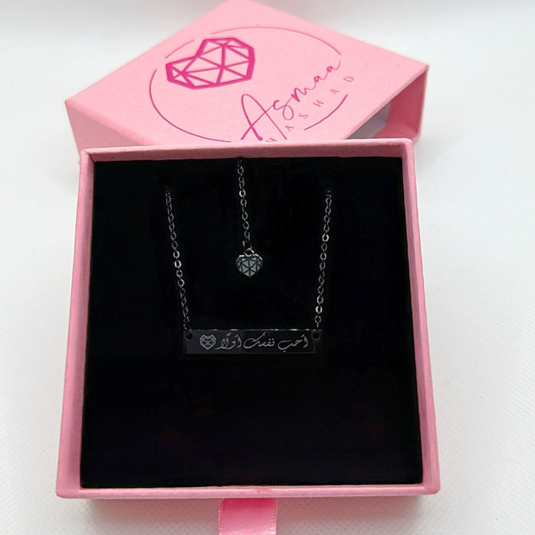 COLLANA "LOVE YOUR SELF FIRST" BLACK